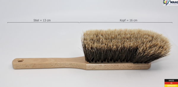 Premium handbrush with splited horsehair placement